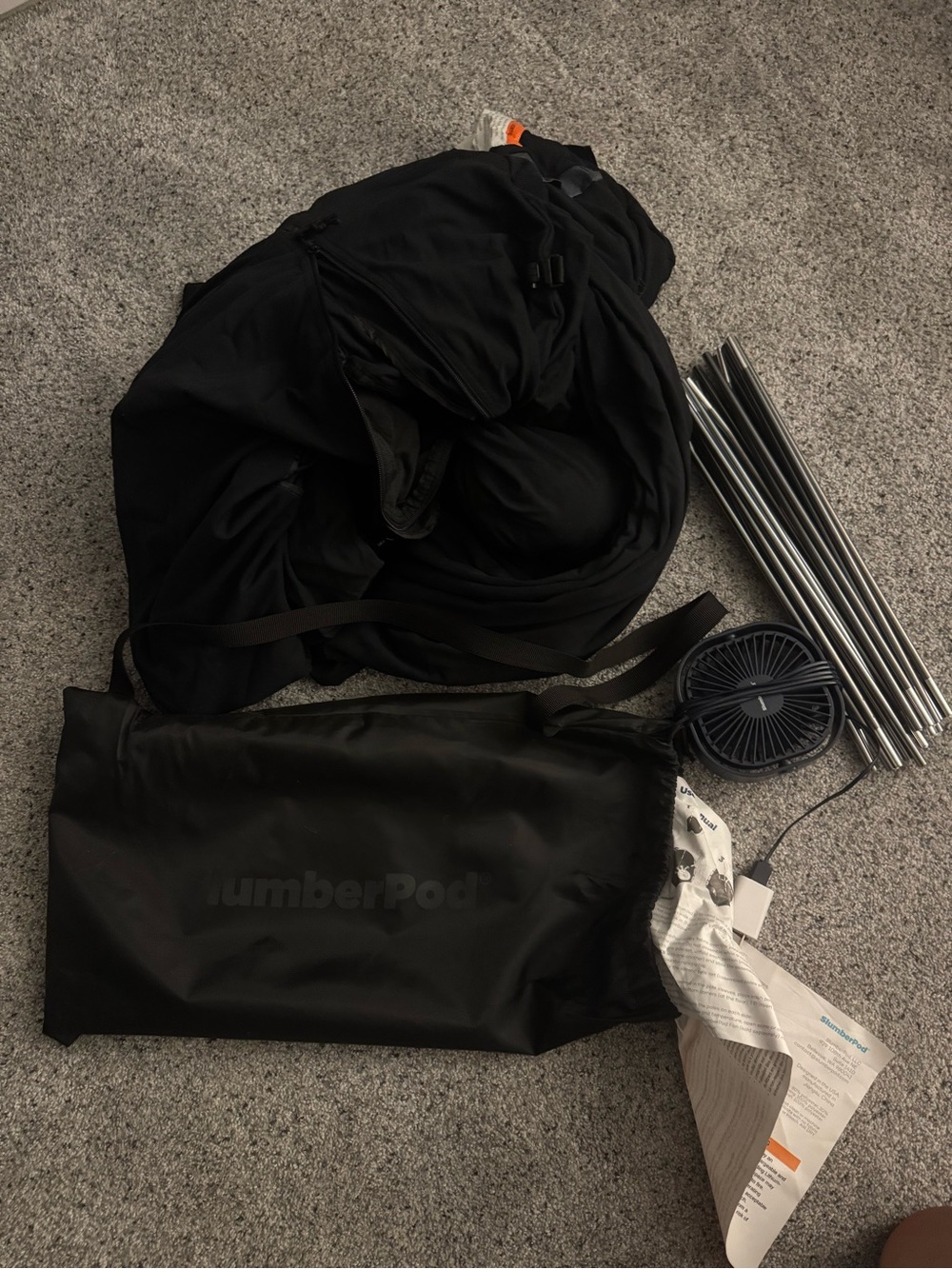 Slumberpod Portable Privacy Pod in Black